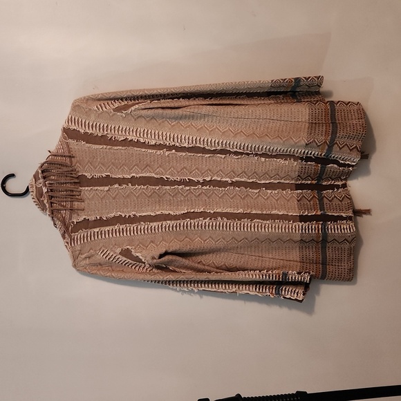 Nic +Zoe Southwest inspired tassle open front cardigan - Picture 2 of 8